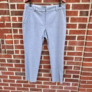 Express Pants Womens Size 14 Gray Columnist Ankle Mid Rise Office Siren